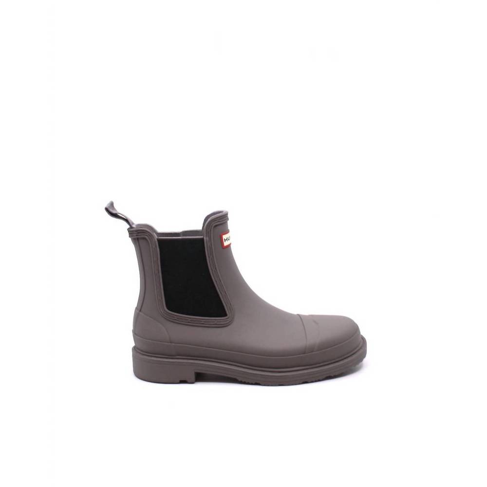 NEW HUNTER women's commando chelsea boots in grey heron - Picture 2 of 3